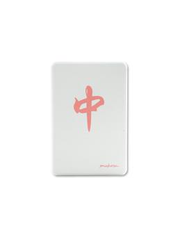 Image of 紅中/圓角灰底